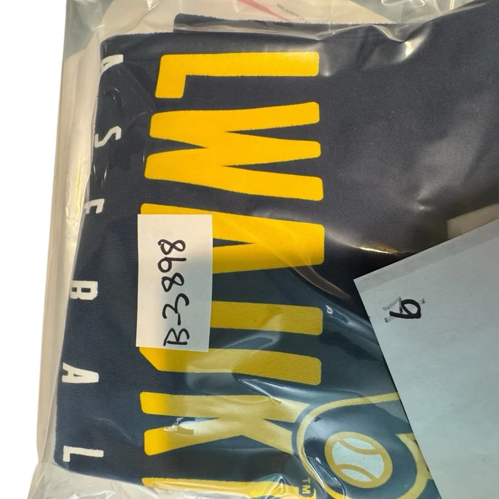 Milwaukee Brewers Womens Small Raglan Baseball Shirt MLB Genuine 3/4 Sleeve - Picture 11 of 11